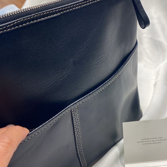 super deal KATE SPADE black LEATHER purse EXCELLENT CONDITION with dust bag - Picture 11 of 12